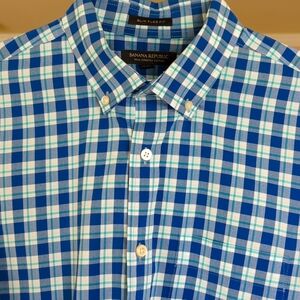 Banana Republic Slim Flex Fit, Medium Button Down Shirt
